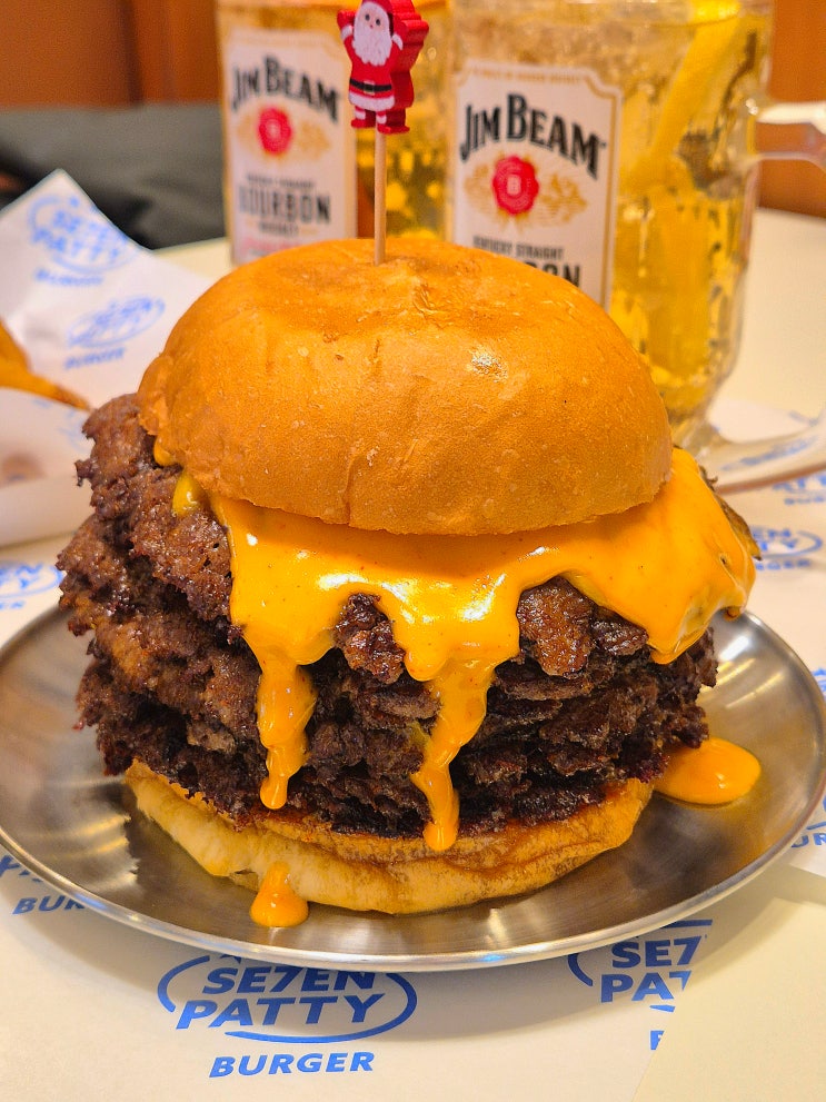  송리단길 맛집 세븐패티버거 송파점 가격 및 매장 후기