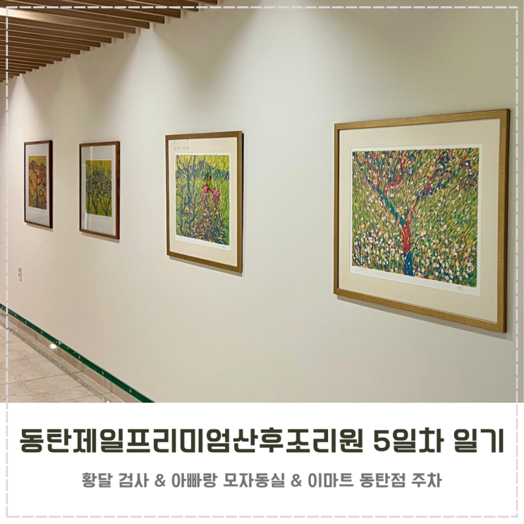  동탄제일프리미엄산후조리원 5일차 일기 생후 7일