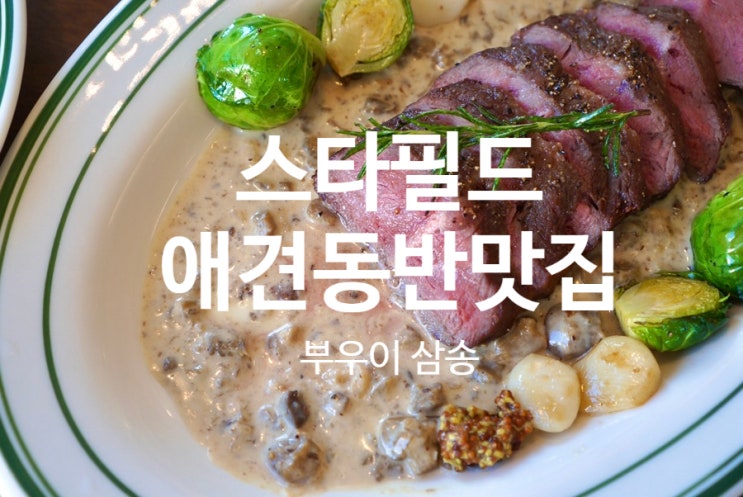  삼송 애견동반맛집! 데이트하기좋은 부우이 삼송