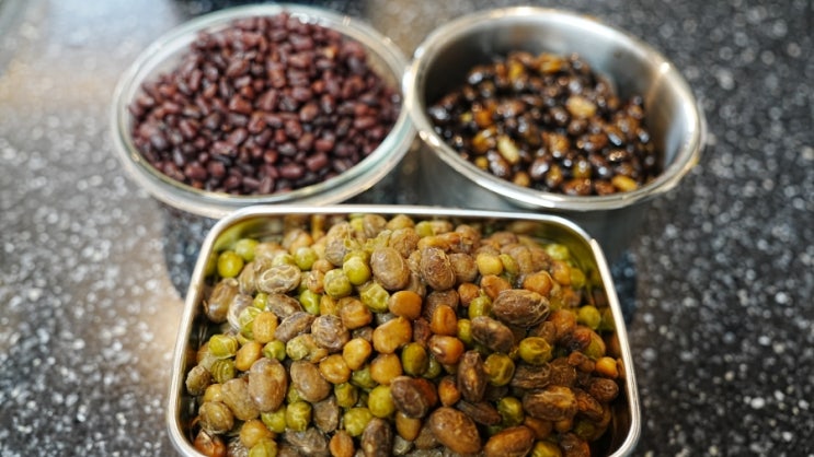  찹쌀파이, 찹쌀 콩배기 만들기의 시작 1탄. 재료 준비하기! 콩 삶는 시간&팁 총정리