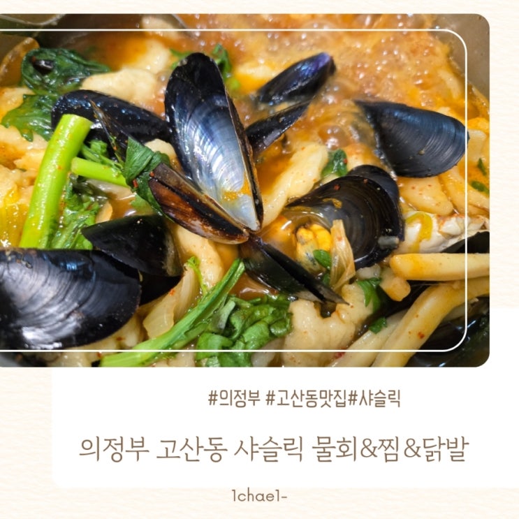  의정부맛집|고산동 샤슬릭 얼큰해물수제비! 소주2병각이예요