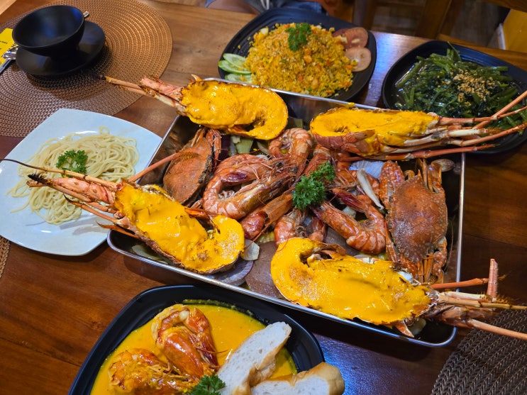  푸꾸옥 맛집 야시장 해산물 식당 중부 씨푸드 즈엉동 야시장