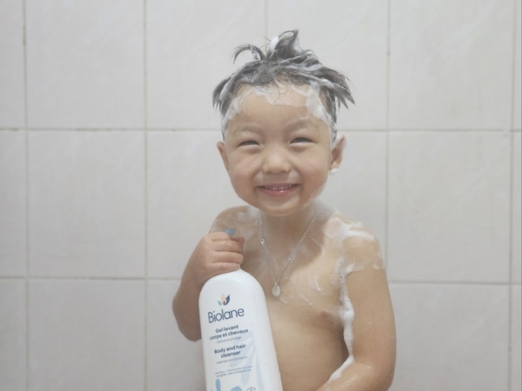  아기바디워시 비올란바디앤헤어클렌저 올인원이라 간편해