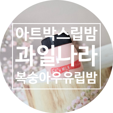  아트박스립밤 추천 과일나라 복숭아립밤으로 나이트케어까지