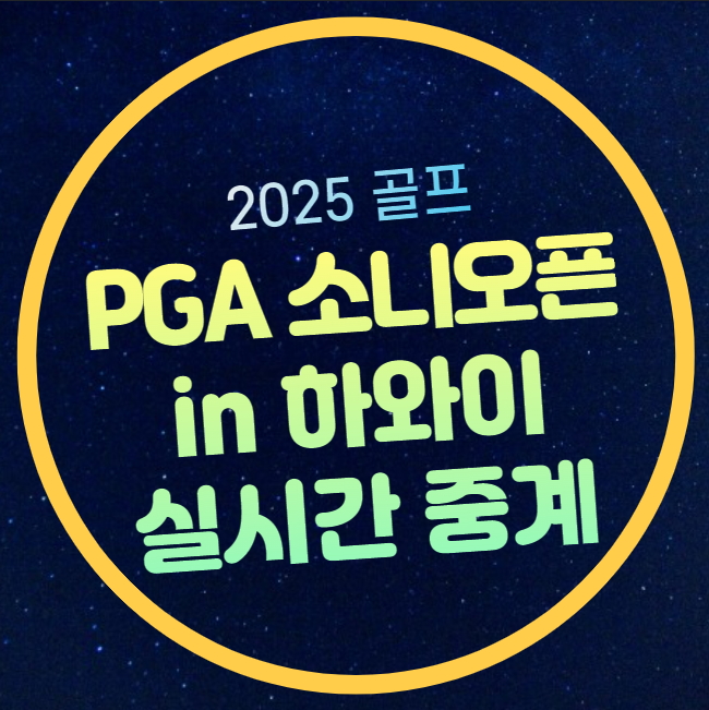 김시우 <b>PGA</b> 투어 소니오픈 남자골프 조편성 티타임 <b>우승</b> 상금... 