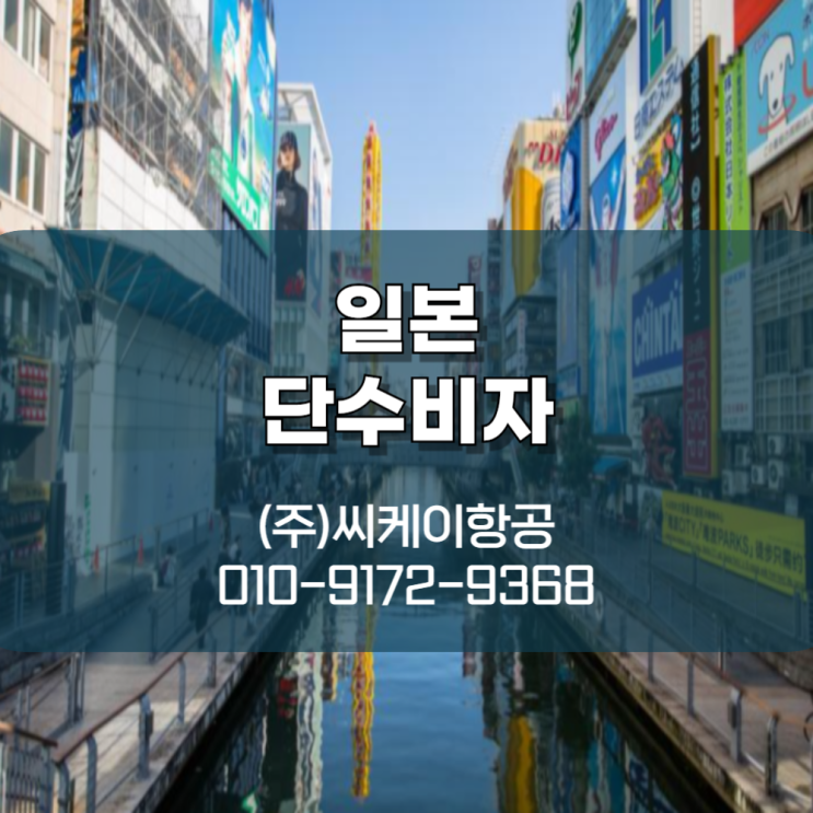  일본단수비자 전문 업체를 통해서 발급하세요!