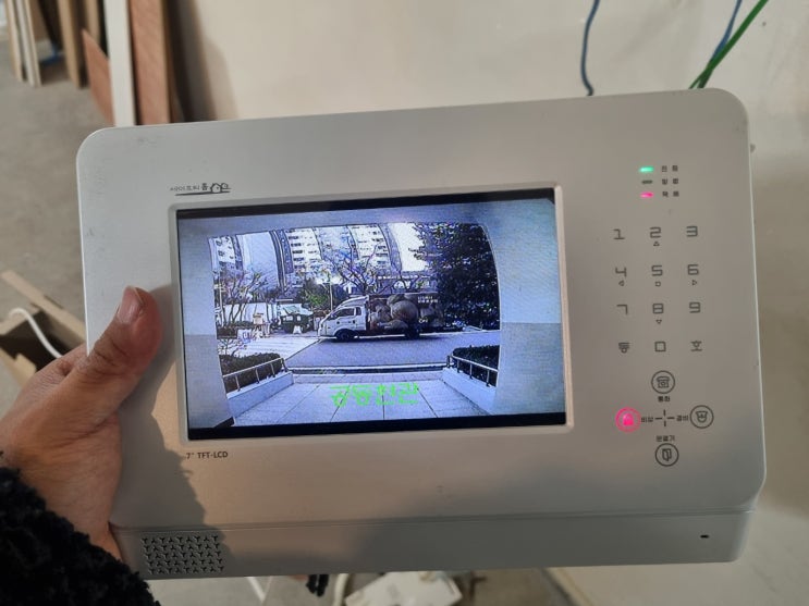  성동구 마장동 청계현대아파트 링스 비디오폰 LGX-70AV 설치