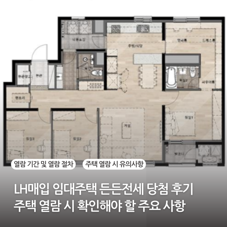  LH매입임대주택 든든전세 당첨 후기 및 주택 열람 시 확인해야 할 주요 사항