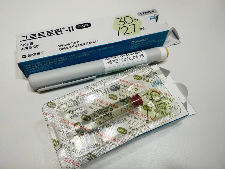  그로트로핀2 성장주사 1년 지난 지금