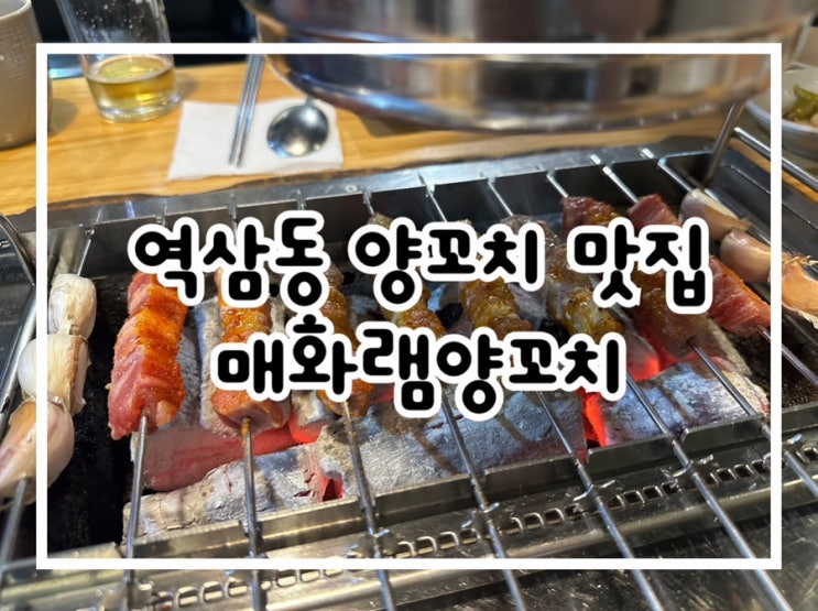  역삼 맛집 양념 꼬치가 마음에 쏙 들었던 매화램양꼬치