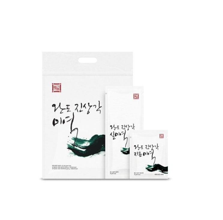  남해 완도 청정 바다의 어린 미역을 담은 정기품 완도 진상각 미역