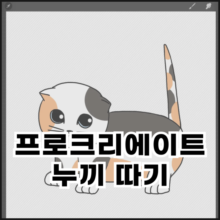  프로크리에이트 누끼 따기 및 활용 방법