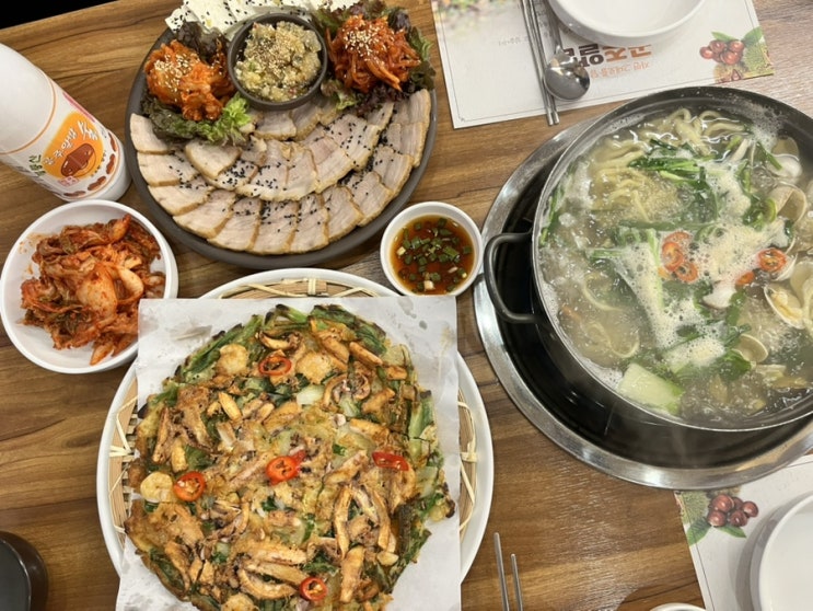  대전 대청댐 맛집 눈 오는 날, 대청댐 근처 공주쌍신집칼국수에서 따뜻한 한 끼 즐기기