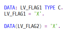  [율밥퍼] SAP ABAP - NEW SYNTAX1( DATA, VALUE )