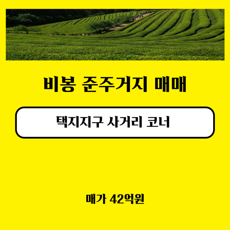 비봉지구 준주거용지 상업시설 개발 가능 화성 택지 비봉지구 준주거용지 상업시설 개발 가능 화성 택지