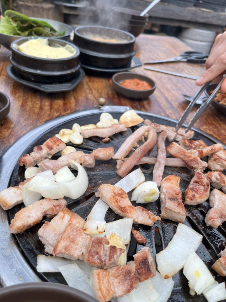  대전 전민동 고기 맛집 추천: 삼겹살, LA갈비, 찌개까지 전미원 후기