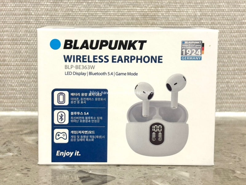 블라우풍트 BLAUPUNKT 무선 이어폰 (BLP-BE363W) 내돈내산 사용후기