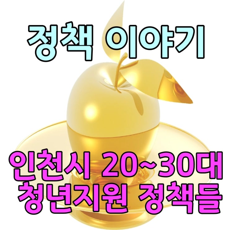 <b>인천시</b> 청년 지원<b>정책</b> 주거 ,취업 ,복지 <b>정책</b> 총정리