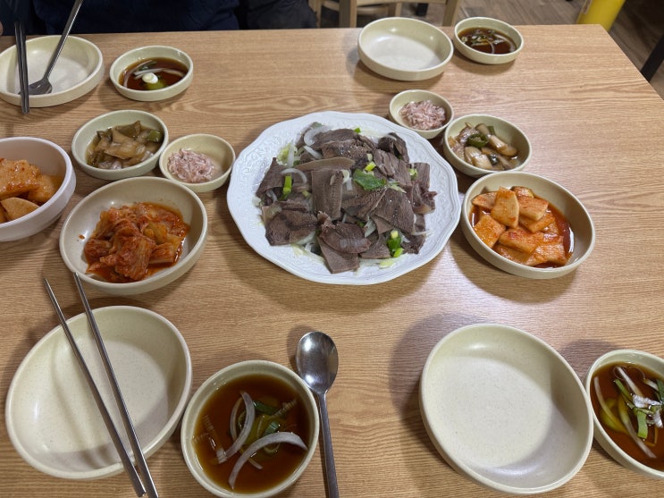  아산 온양온천 전통시장 국밥 맛집 현대식당