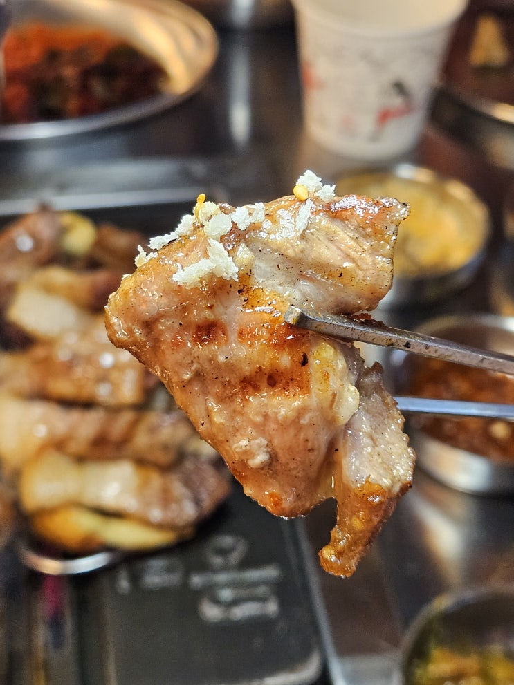  부천 신중동 맛집 뭉텅 육즙 가득 주먹구이 신중동역 고기집
