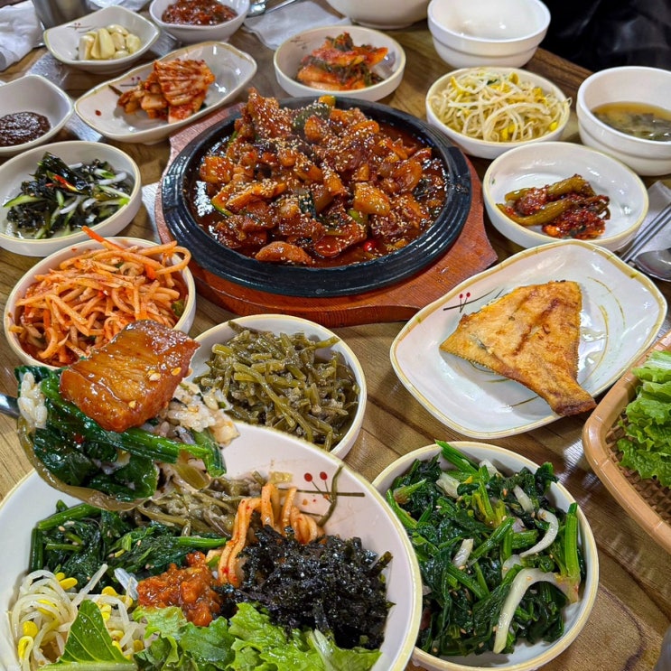  [전남-목포](내돈내산) 목포여행 실패없는 현지인 추천 맛집! 태동반점 맞은편 목포역 백반맛집 - 황가네보리밥