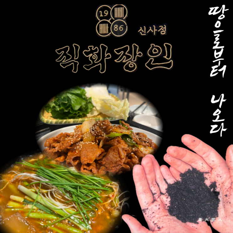  [강남구 신사역] 신사역 도보10분 불맛 직화고기 맛집 "직화장인"