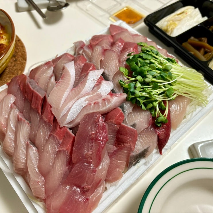 노량진수산시장 독도수산 방어회 포장 후기