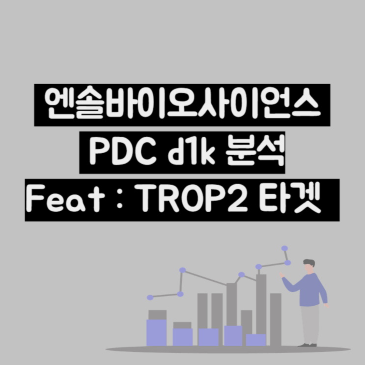  엔솔바이오사이언스 TROP2 타겟 PDC 펩타이드 D1k 분석