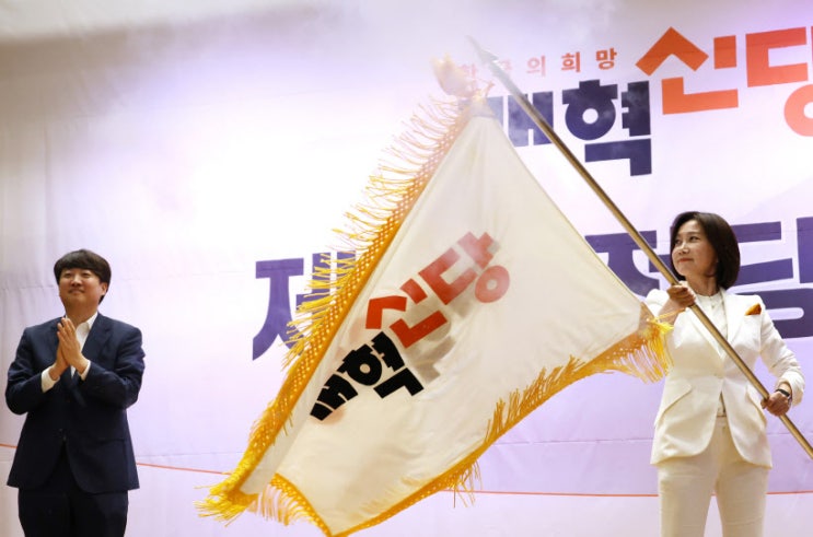 <b>개혁신당</b> <b>허은아</b> 대표의 기자회견