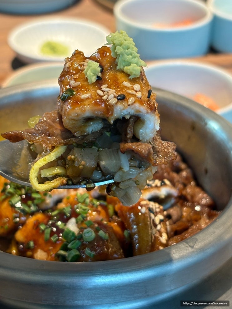  송리단길 맛집 송파 정성식 장어 솥밥 석촌호수 데이트