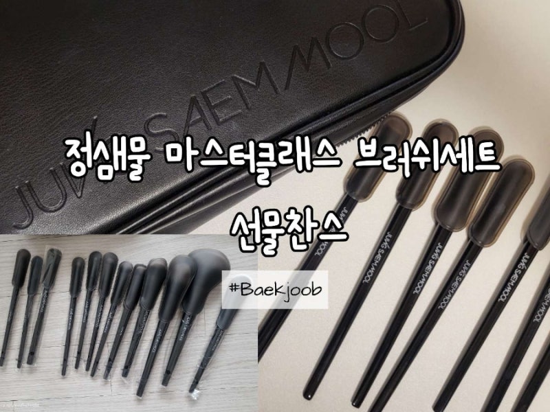 정샘물 마스터클래스 브러쉬세트 선물찬스