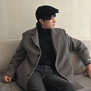 남자 겨울 헌팅캡 모자 브랜드 페라로 밀라노 베레모 코디 추천