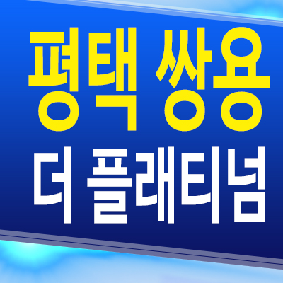 평택역 쌍용 더 플래티넘 스카이헤론 주상복합 아파트 통복동 역세권 미분양 분양가