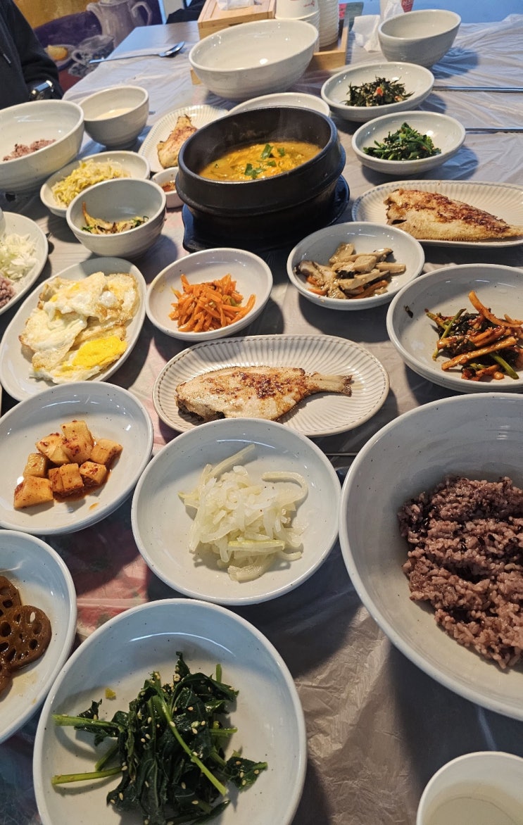  거제현지인맛집 가성비 좋은 푸짐한 한정식 바다랑