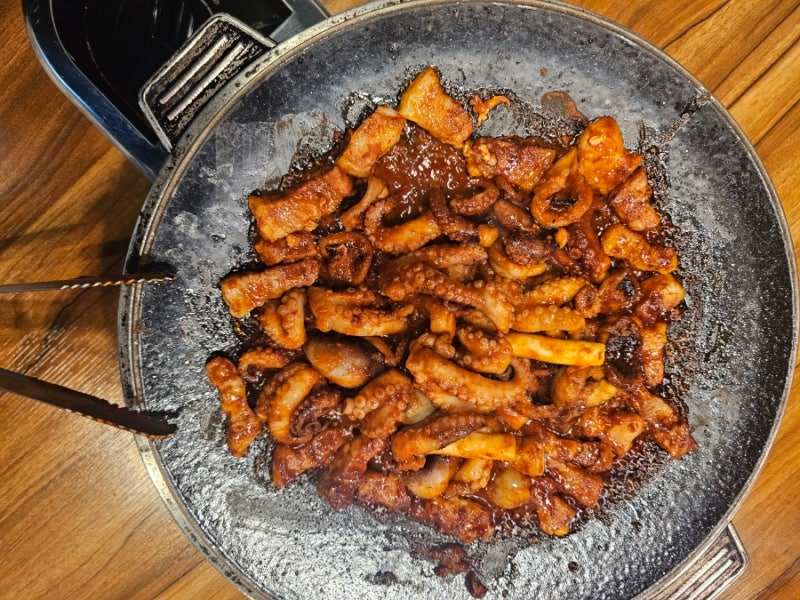 서산 먹자골 맛집 쭈사랑쭈꾸미 추운 겨울 쫄깃한 쭈꾸미 한입