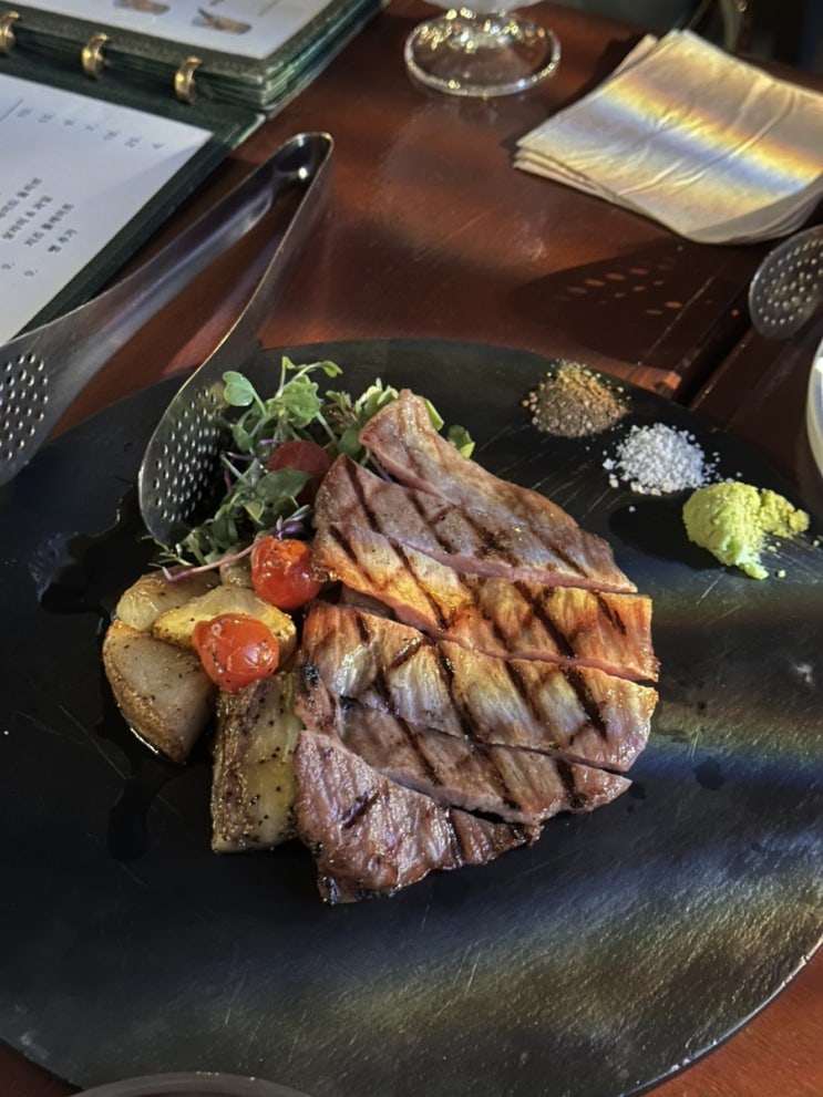  [서울 강남] 강남역 신논현역 데이트 와인바 파스타 레스토랑 '사유의 서재' 창가예약 내돈내산 이용후기