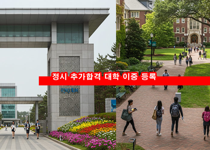  정시 추가합격 대학 이중등록 입학 취소 처분 등록금 환불 문제