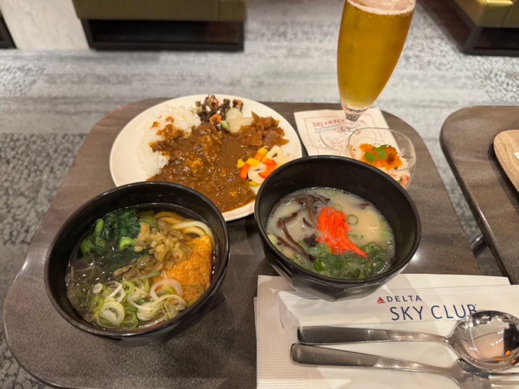  도쿄 하네다 공항 델타 스카이클럽(대한항공)라운지 후기