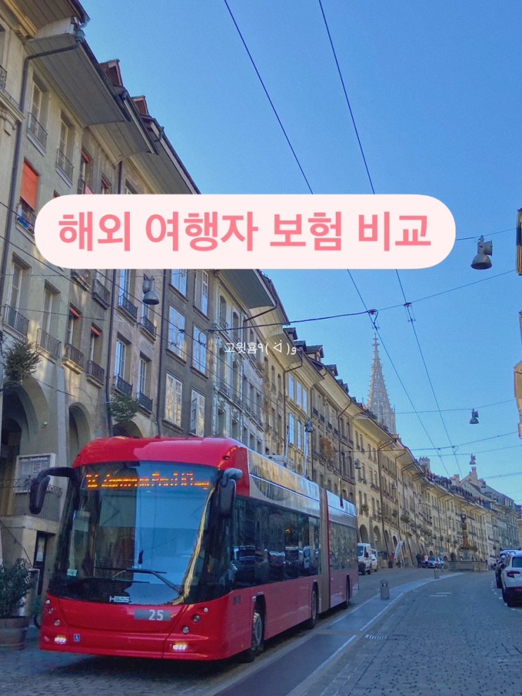  해외 여행자 보험 비교 (카카오, 동부, 마이뱅크)