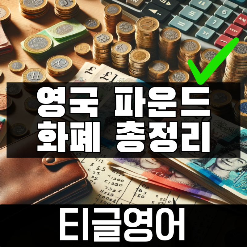 영국 파운드 화폐, 동전 총정리! 파운드화 원화로 빠르게 계산하는 방법 (by 영국인선생님) 티....