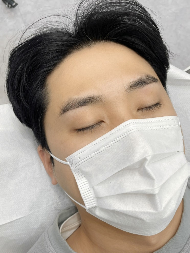  신림 자연눈썹 광명 자연눈썹 자연스러운 남자눈썹 말자네 광명점
