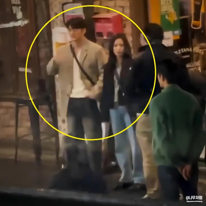 서인국 지수 투샷 목격담, 신작 드라마 월간남친 촬영 현장 jpg