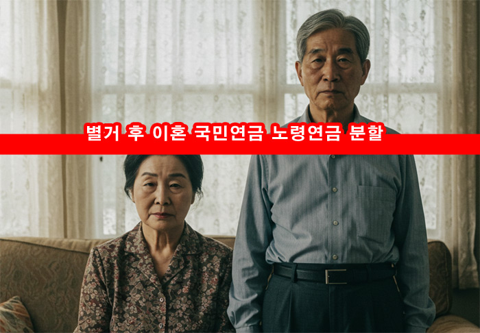  별거 후 이혼 국민연금 노령연금 분할 법 개정 이전 소급 적용