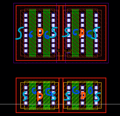 Cadence virtuoso layout editor 가이드: Inverter Layout (+DRC/LVS/PEX) - 2 ...