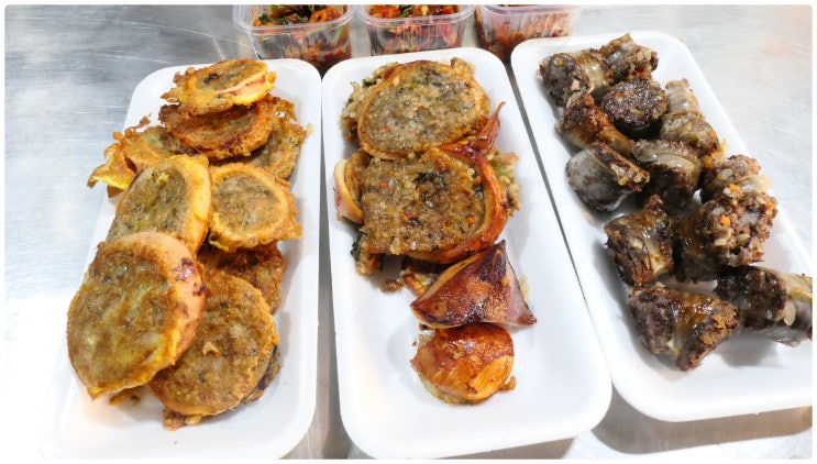  강릉 중앙시장 주변맛집 현지에서 인기많은 오징어순대나라