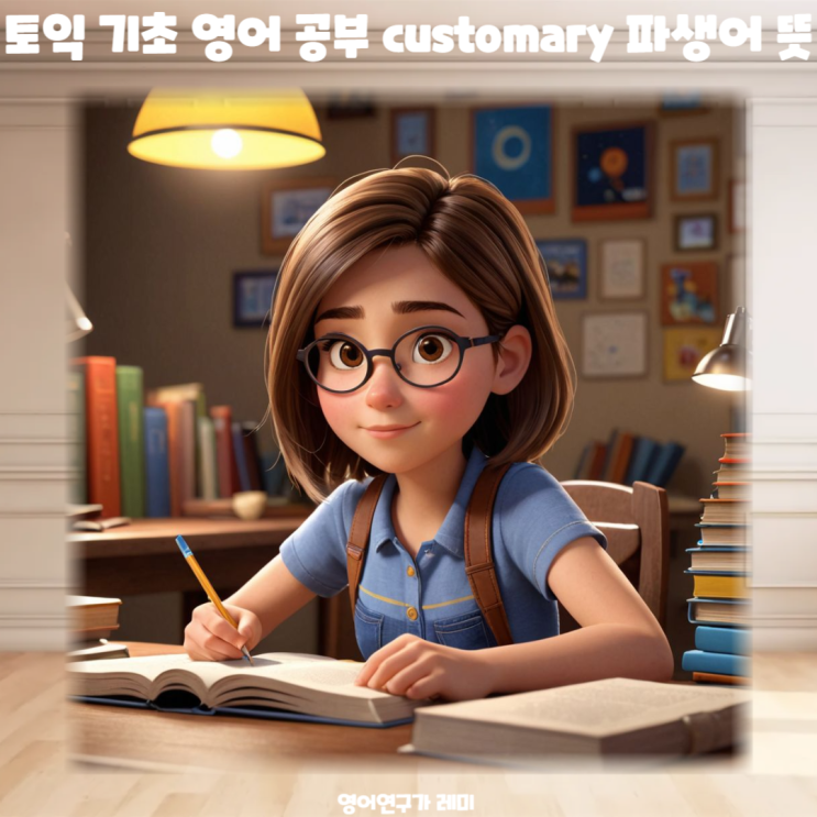 토익 기초 영어 공부 customary 파생어 뜻 토익 기초 영어 공부 customary 파생어 뜻