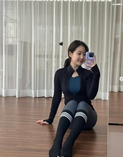 빵꾸똥꾸 진지희, 필라테스로 완성한 슬림 몸매 인스타 근황