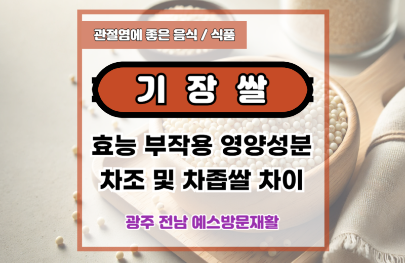 기장, 기장쌀, 효능, 부작용, 차조 차좁쌀 차이, 영양 성분.