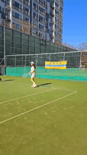 영하9도 월례대회?? 완전가능!! /테린이 테니스 발리(volley)벽 만들기?!