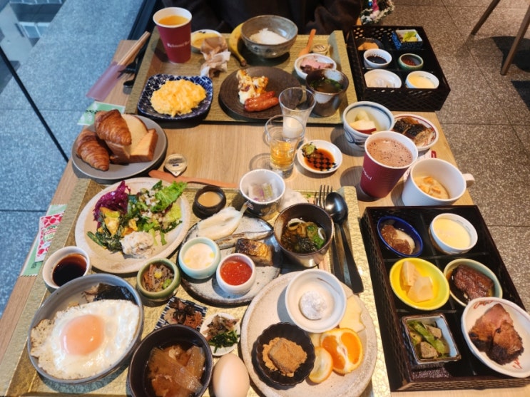  교토 시조 리치몬드 호텔 조식, 해피아워 (스위츠, 소셜 아워) 후기